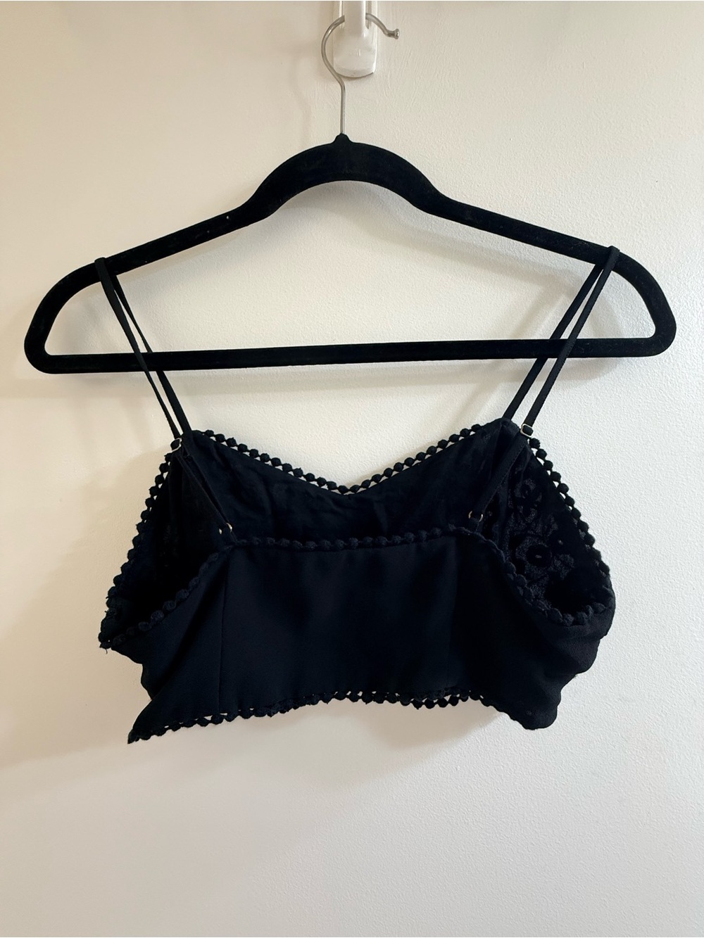 Forever 21 Boho Floral Embroidered Bralette Crop Top - Size Small, EUC - Picture 4 of 9